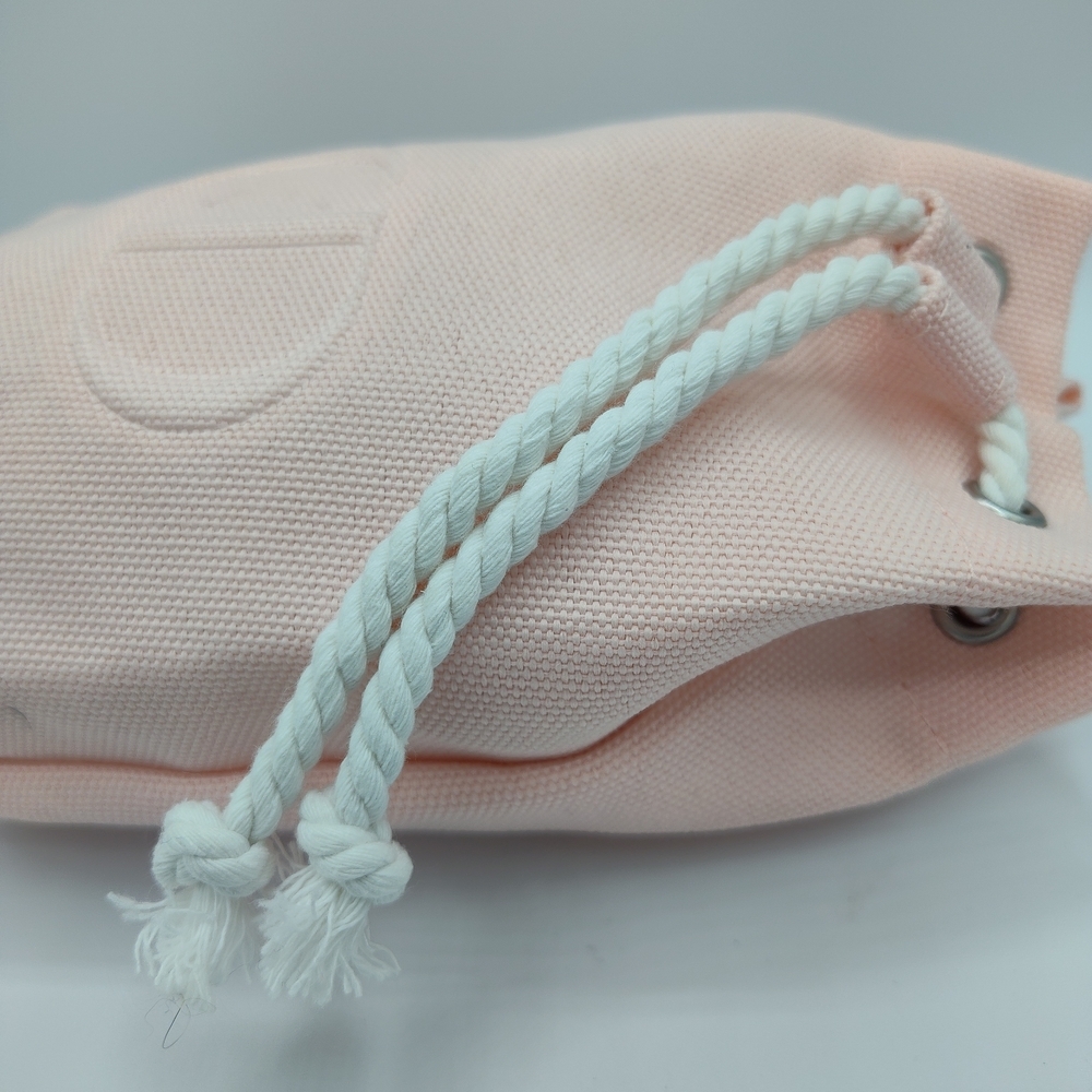 Dior Beauty Blush Pink Canvas Drawstring Pouch Tote Limited Edition Bag NWOT - Picture 3 of 3